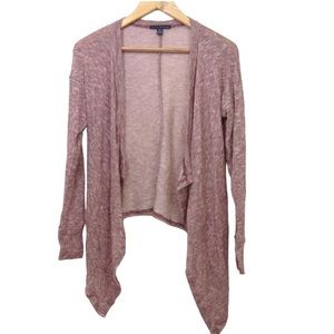 American Eagle pinkish purple cardigan
